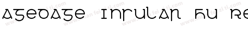Agedage Insular HU Regular字体转换